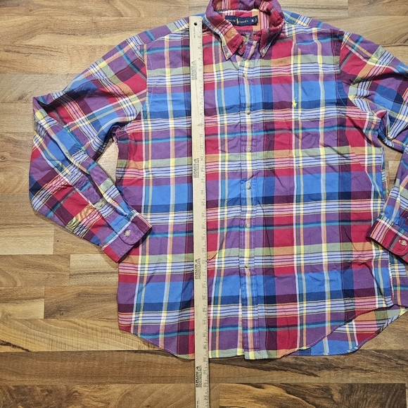 Ralph Lauren Plaid Button Down Shirt Men’s XL - Picture 5 of 8